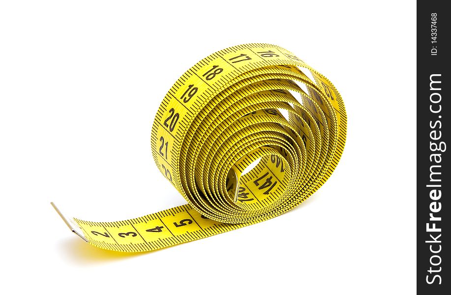 Yellow measuring tape