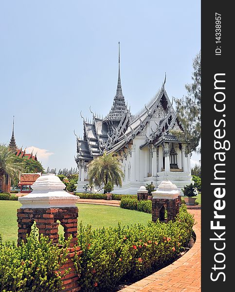 Sanphet Prasat grand palace in Ayutthaya