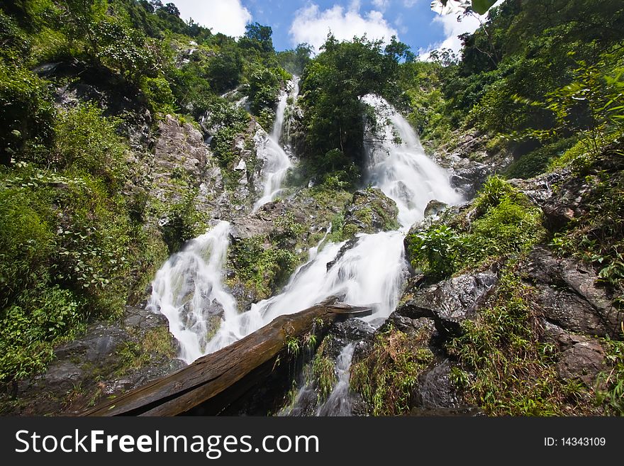 Kokedok Waterfall in Kaoyai National Park in Thailand image
