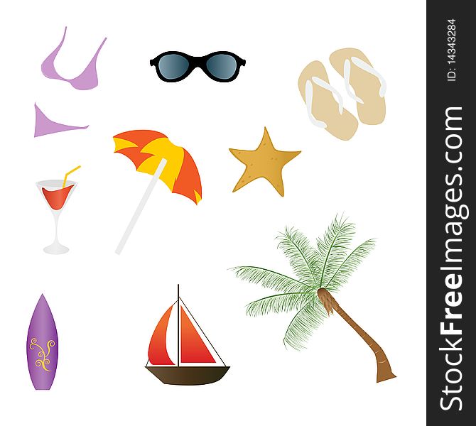 Beach And Summer Icons