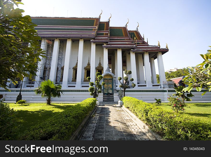 Grand Temple in Wat Sa Geart
