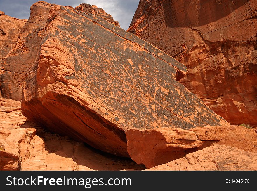 Petroglyphs Of Valley Of Fire