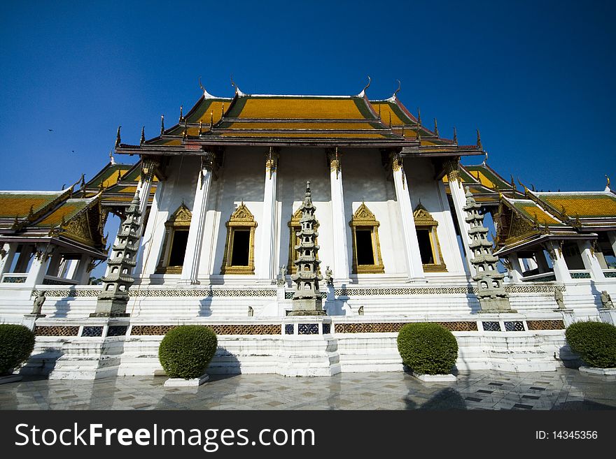Wat su tat temple in Bangkok