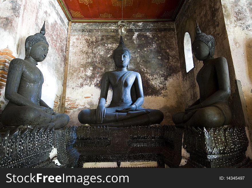 Black Buddha At Wat Su Tat