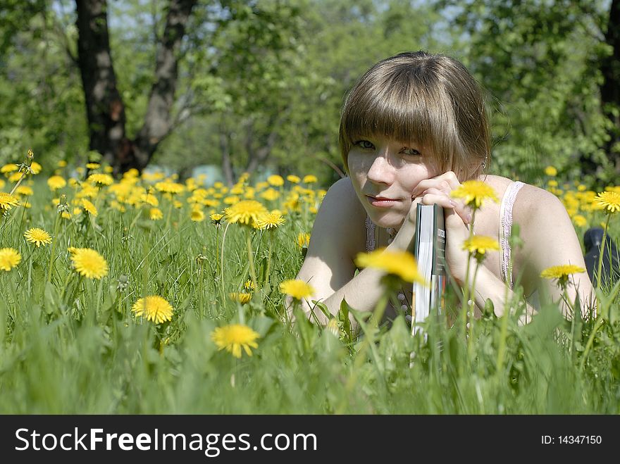 Young Girl In The Park