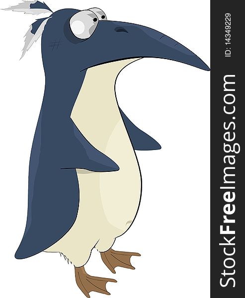 Penguin alaska animals bird caricature toy