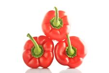 Isolated Bell Pepper Paprika Stock Photography