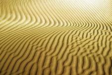 Sand Lines Royalty Free Stock Photo