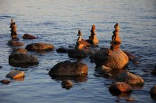Balanced Rock Statues Royalty Free Stock Photos Balanced Rock Statues Royalty Free Stock Photos