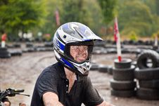Boy Enjoys Quad Driving Royalty Free Stock Photo