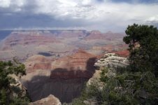 Grand Canyon Vista Royalty Free Stock Photos Grand Canyon Vista Royalty Free Stock Photos