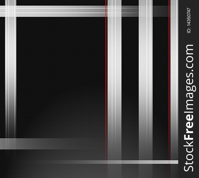 High quality black background with white  and red stripes. High quality black background with white  and red stripes