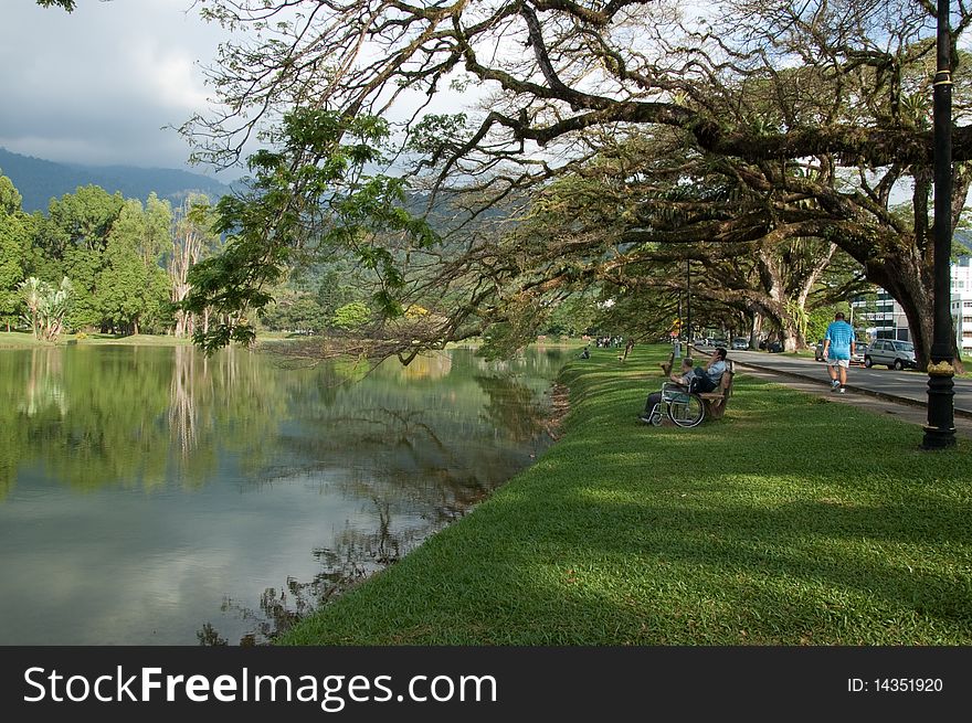 Beautiful Lake At Taiping