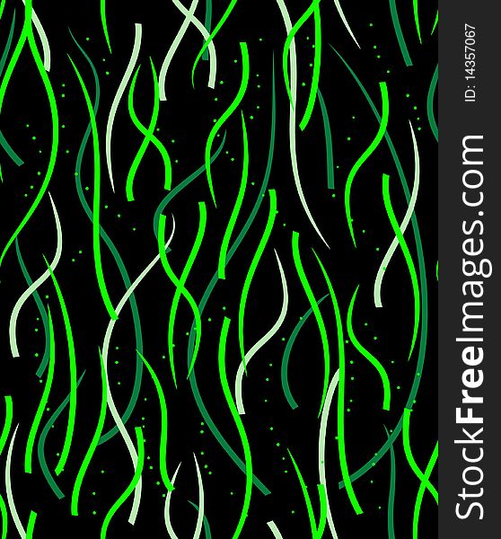 Green abstract seamless background. Vector illustration