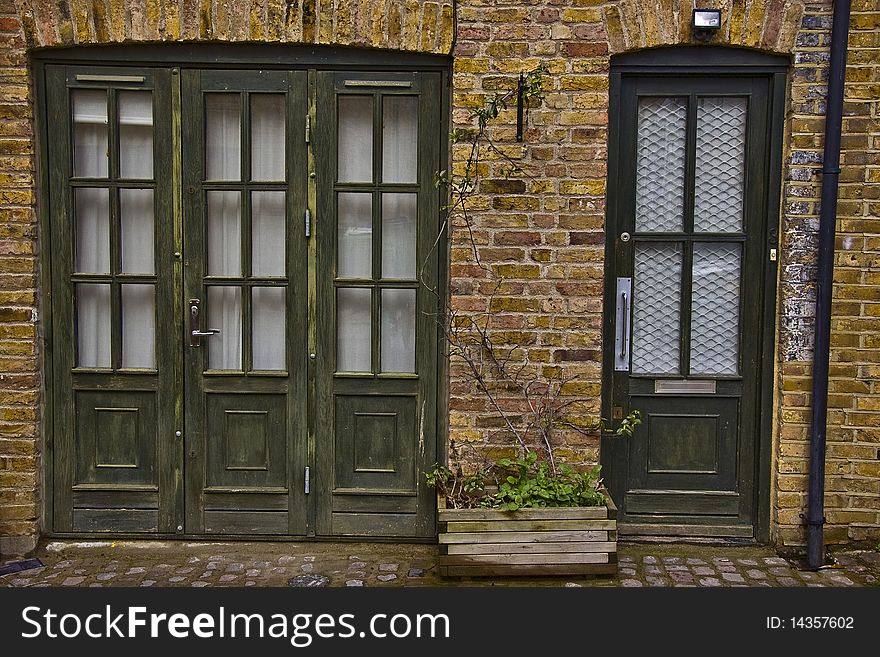 British entrance in london house