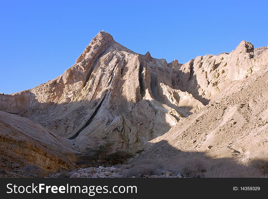 Mountain in Negev desert.