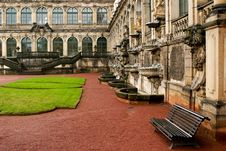 Courtyard At Zwinger Stock Photo
