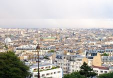 Montmartre - View Of Paris Stock Images Montmartre - View Of Paris Stock Images