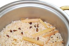 Healthy Unpolished Red Rice And Beans Stock Images Healthy Unpolished Red Rice And Beans Stock Images