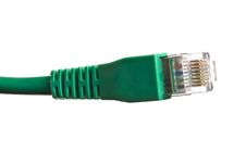 Green Network Plug Royalty Free Stock Image Green Network Plug Royalty Free Stock Image