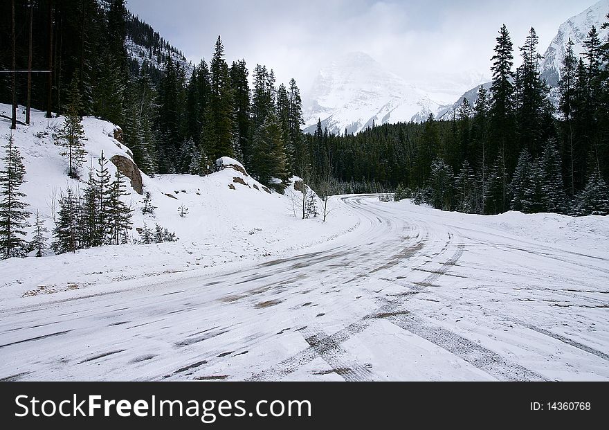 Snow scenery