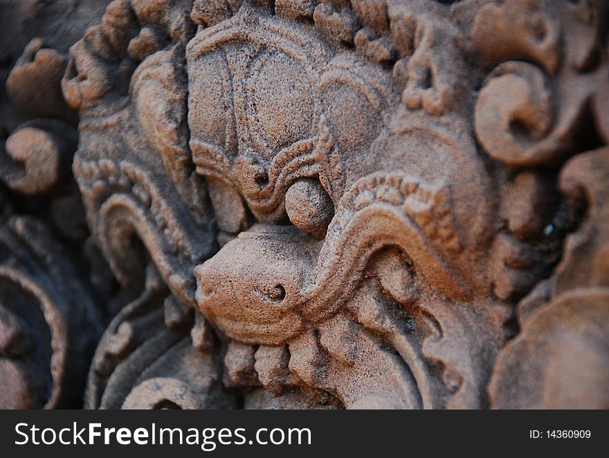 Sculpture Sand Stone , Siem Reap, Cambodia