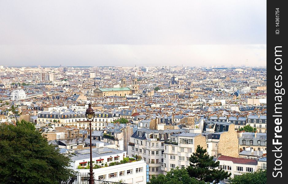 Montmartre - view of Paris