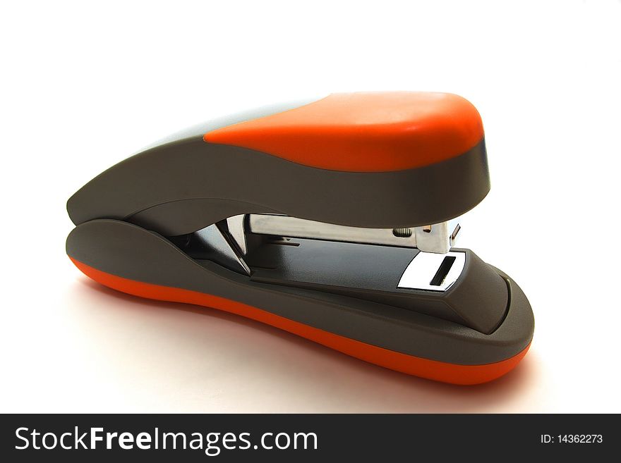 Photo of the stapler on white background