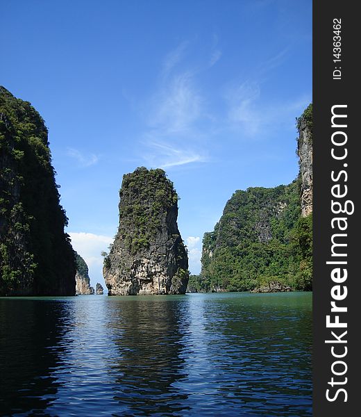 Tapu Island at Phang Nga. Tapu Island at Phang Nga.