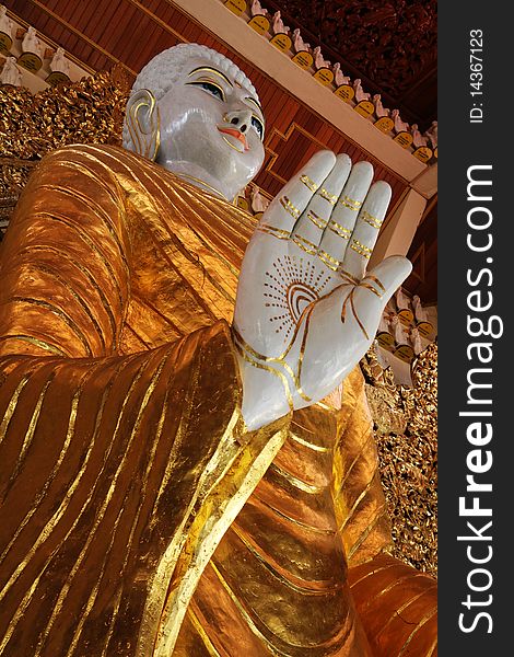 Buddha statue at Thai temple, Penang