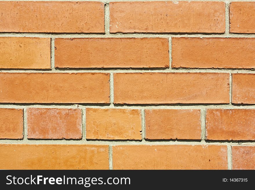 Red vintage brick wall background