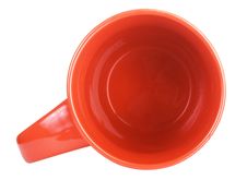 Red Tea Cup, View From Above Stock Photography Red Tea Cup, View From Above Stock Photography