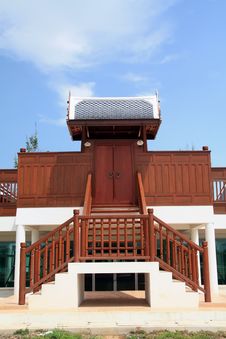 Thai Style House Royalty Free Stock Images