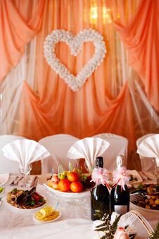Wedding Table Royalty Free Stock Photography Wedding Table Royalty Free Stock Photography