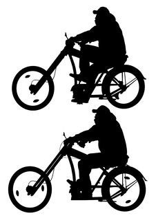 Big Cyclist In Motion Royalty Free Stock Photos Big Cyclist In Motion Royalty Free Stock Photos
