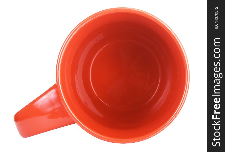 Red Tea Cup, View From Above