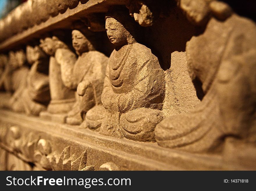 Images of Buddha in the Buddha Tooth Relic Temple, Singapore. Images of Buddha in the Buddha Tooth Relic Temple, Singapore