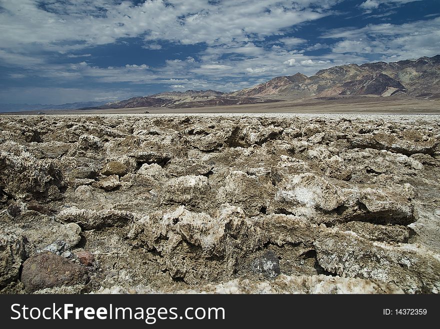 Devils Golf Course in Death Valley