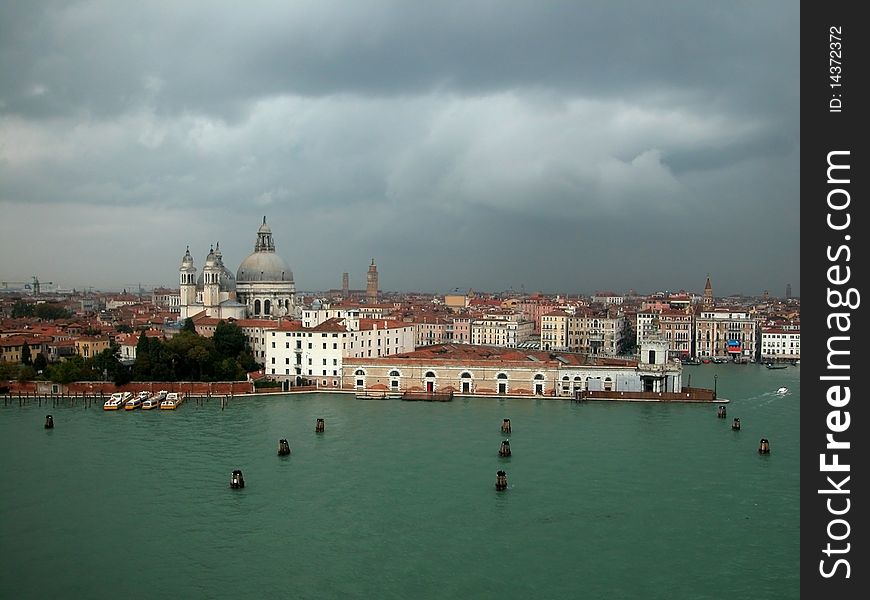Venecian City And Waterways