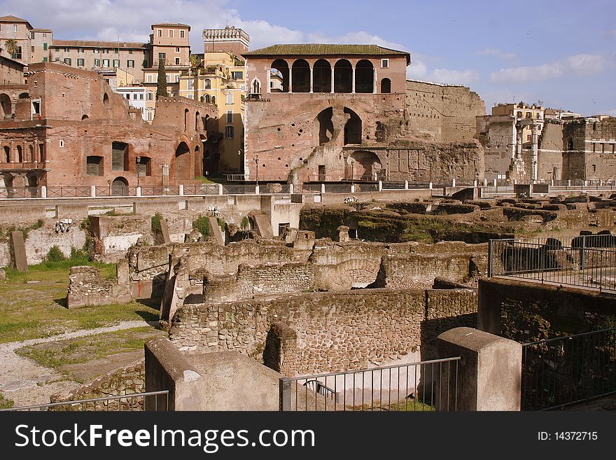 Rome-the ruins in antical city
