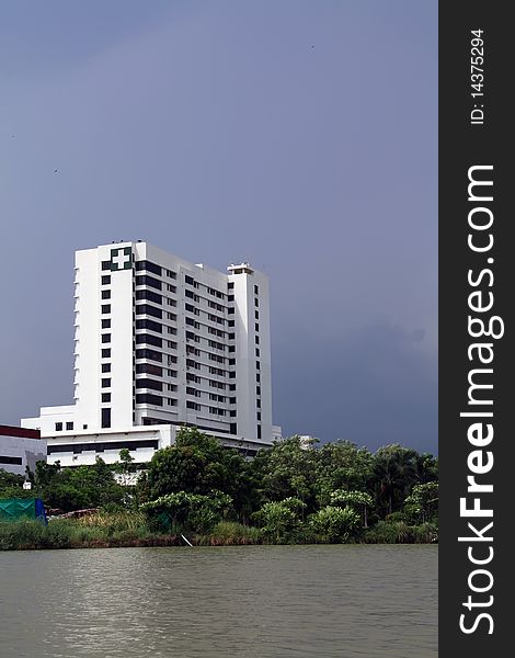 Hospital building for medical in thailand