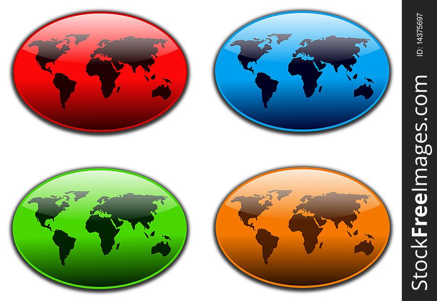 World Web Buttons