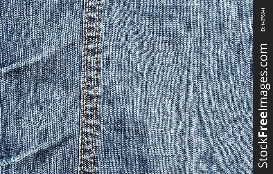 Photo Texture Blue Denim Jeans Trousers