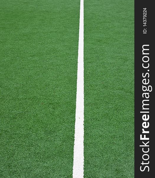 Lines on a hockey field