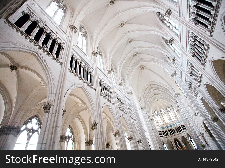 Ceiling in the catholic chirch