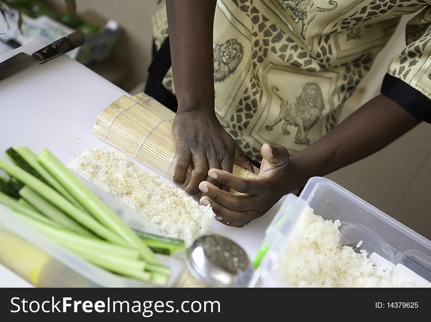 Fantastisch Milieuvriendelijk Vijfde African Sushi Chef - Free Stock Images & Photos - 14379625 |  StockFreeImages.com