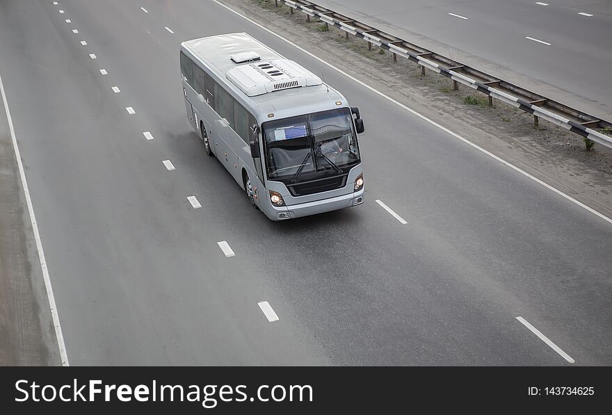 bus goes on the highway