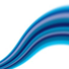 Bright Blue And Diffuse Wavy Stock Photography