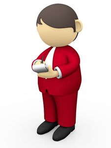 Businessman Writing On A Notepad Stock Images Businessman Writing On A Notepad Stock Images