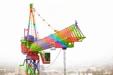 The Iridescent Crane Stock Photo The Iridescent Crane Stock Photo